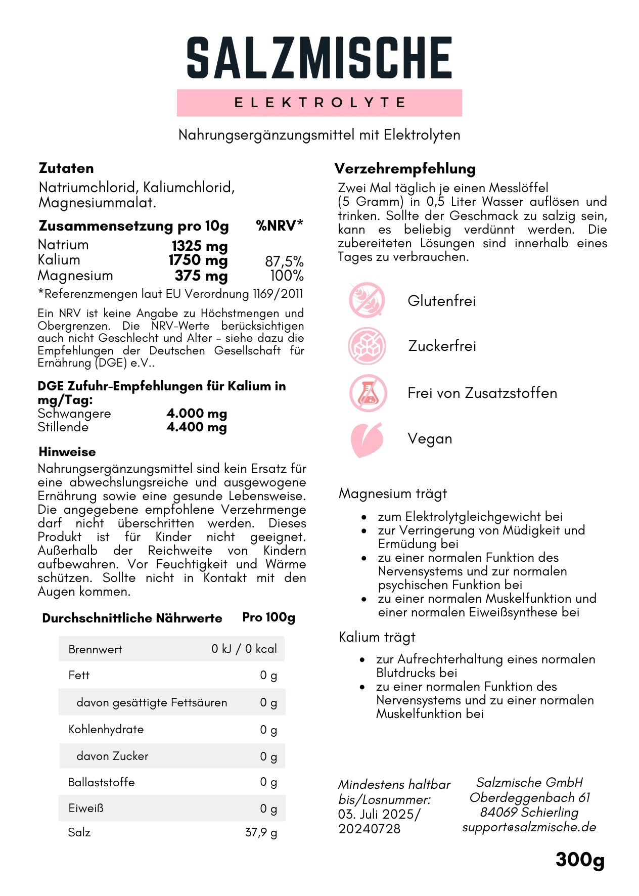 Salzmische Kalium Plus